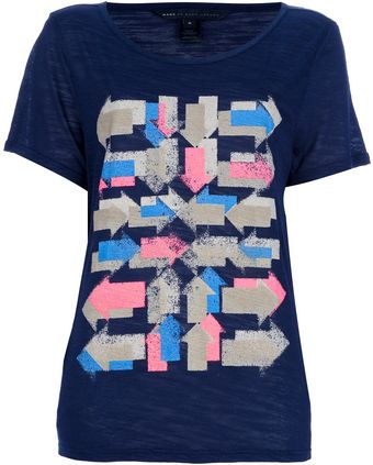 Marc By Marc Jacobs Double Arrows T-Shirt - Lyst