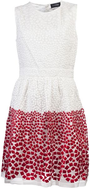 Saloni Organza Dress - Lyst