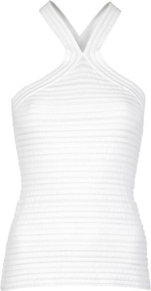 Yigal Azrouel Striped Tank - Lyst