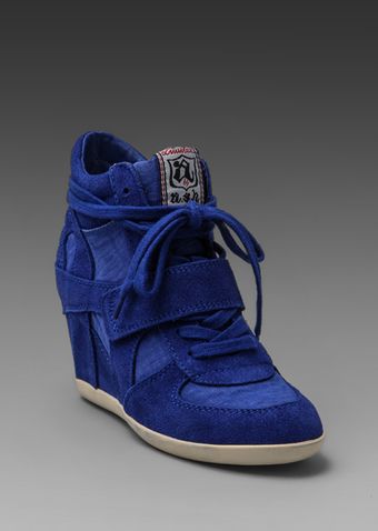 Ash Bowie Wedge Sneaker in Indigo - Lyst
