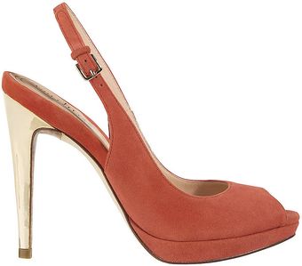 Cole Haan Chelsea Suede Slingback Pumps - Lyst