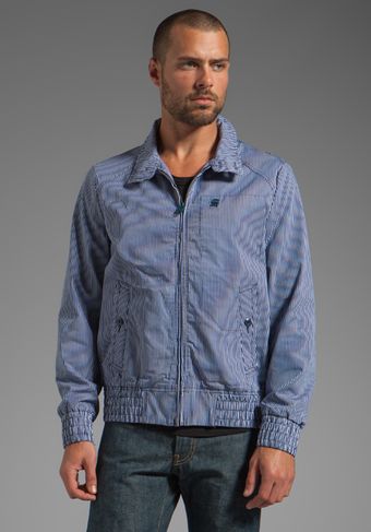 G-star Raw Fleet Jacket in Swedish Blue - Lyst