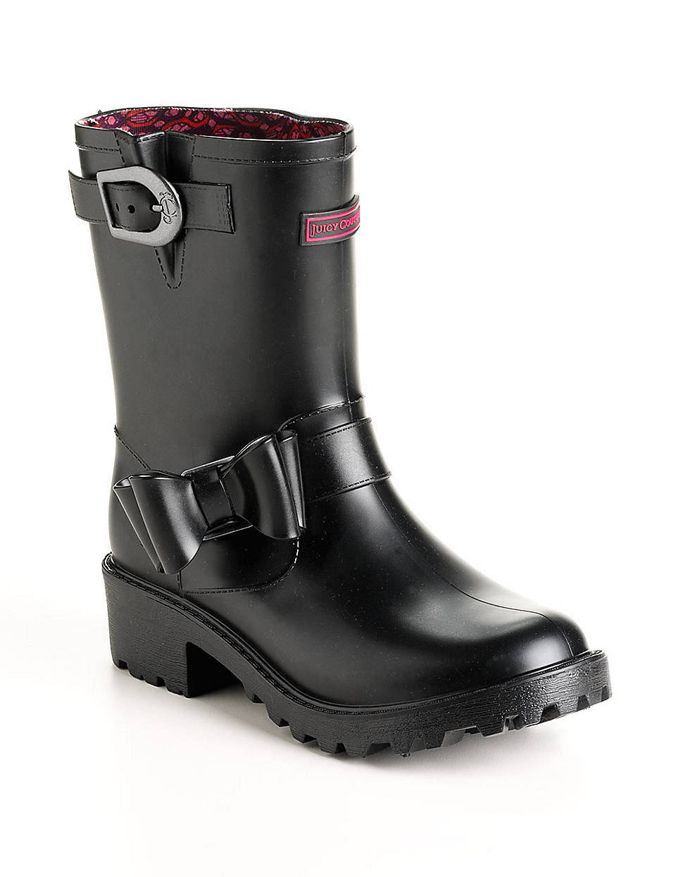 Juicy Couture Giselle Rain Boots in Black Lyst