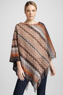 Missoni Lightweight Zig Zag Poncho - Lyst