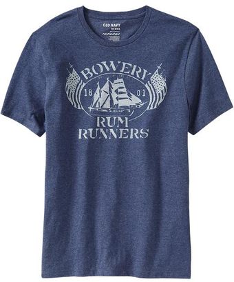 Old Navy Bowery Rum Runners Tees - Lyst