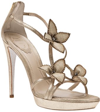 Rene Caovilla Platform Sandal - Lyst