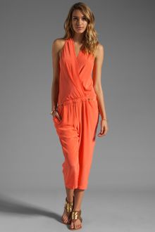 Plenty By Tracy Reese Soft Solids Cropped Jumpsuit - Lyst