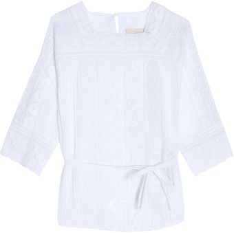 Vanessa Bruno Sleeve Lace Blouse - Lyst