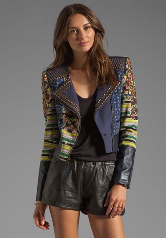 BCBGMAXAZRIA Runway Novak Jacket in Blue Depths - Lyst