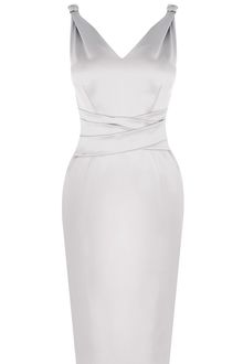 Karen Millen Bow Back Mamma Mia Dress - Lyst