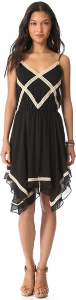 Love Sam Crisscross Lace Dress - Lyst