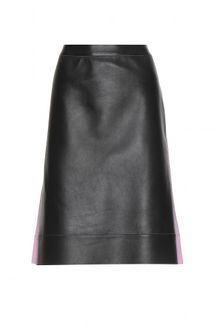 Marni Leather Skirt with Contrast Lining - Lyst