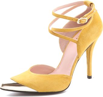 Stuart Weitzman Glamoroso Suede Pumps - Lyst