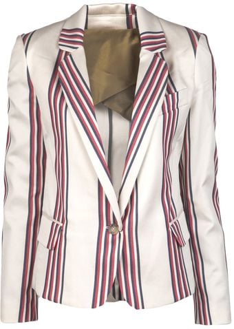 Vivienne Westwood Anglomania Striped Blazer - Lyst