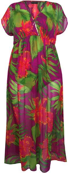Ann Harvey Tropical Print Maxi - Lyst