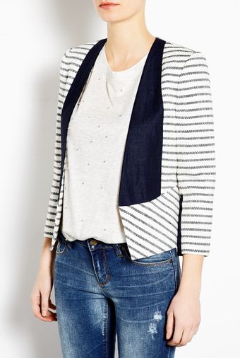 By Malene Birger Etioloa Stripe Cotton Jacket - Lyst