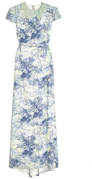 Erdem Aurelia Cap Sleeve Gown - Lyst