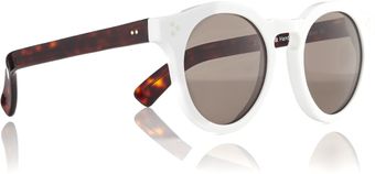 Illesteva White Leonard Ii Sunglasses - Lyst