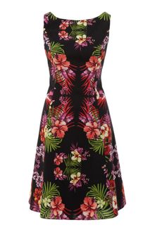 Untold Printed Dress - Lyst