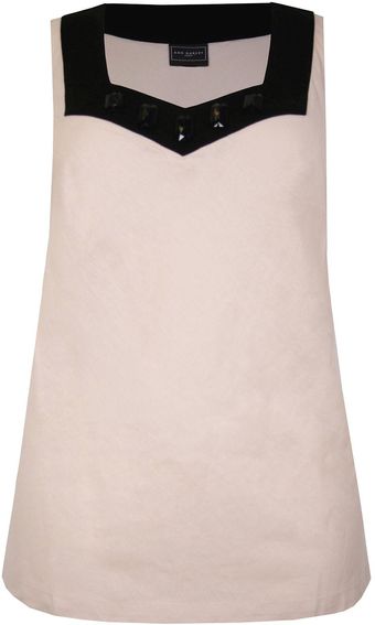 Ann Harvey Plain Linen Shell - Lyst