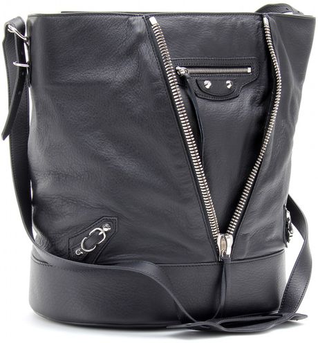 balenciaga paper bag leather