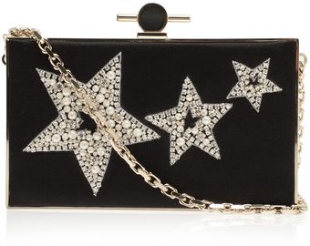 Jason Wu Star Embroidered Satin Box Clutch - Lyst