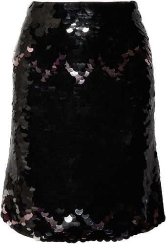 Marni Paillette-Embellished Cotton-Crepe Skirt - Lyst