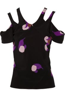 Marni Printed Silk Top - Lyst