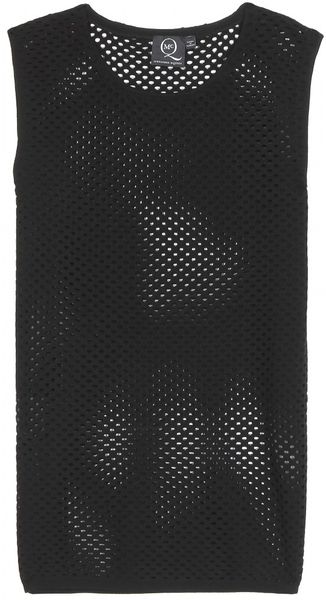 McQ by Alexander McQueen Mesh Tank Top - Lyst