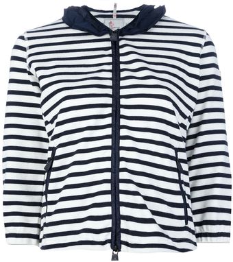 Moncler Grenoble Striped Dual Zip Cardigan - Lyst