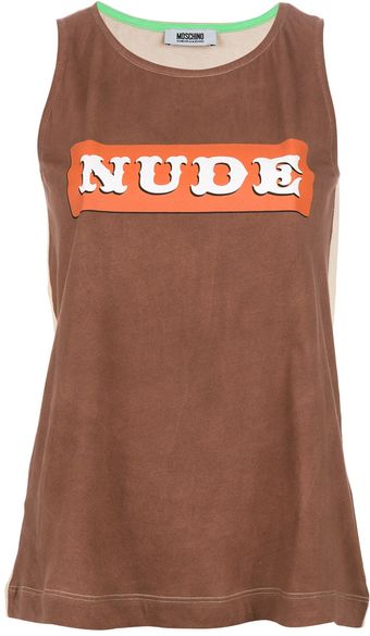 Moschino Cheap & Chic Nude Vest - Lyst