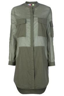 MSGM Shirt Dress - Lyst