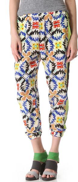MSGM Tribal Jogging Pants - Lyst