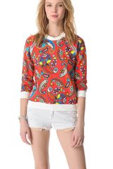 MSGM Printed Sweatshirt