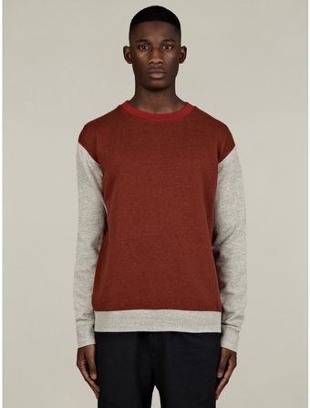 Our Legacy Mens Dropped Shoulder Terra Grey Sweat - Lyst