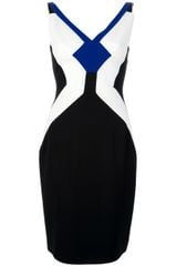 Antonio Berardi Contrast Panel Dress