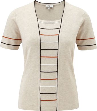 Cc Multicoloured Striped Jumper - Lyst