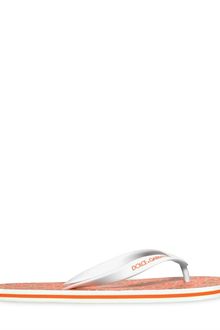 Dolce & Gabbana Nylon Striped Thong Flip Flops - Lyst
