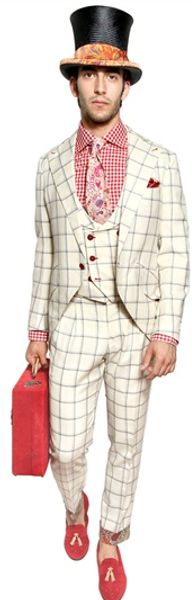 Manuel Vanni Wool and Silk Blend Tight Jacket Suit - Lyst