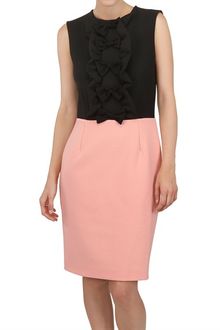 MSGM Techno Stretch Alpaca Dress with Bows - Lyst
