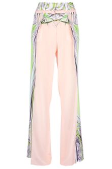 Roberto Cavalli Printed Wide Leg Trouser - Lyst