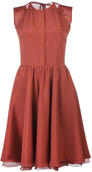 Sophie Theallet Ply and Crepe Dress - Lyst