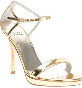 Stuart Weitzman Ankle Strap Sandal - Lyst