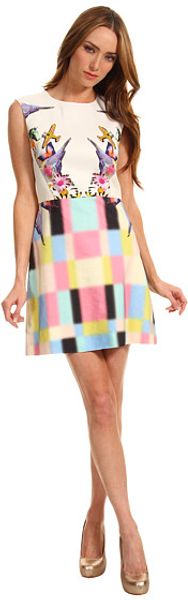 Tibi Eyespy Sleeveless Dress - Lyst