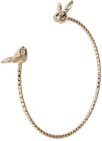 Topshop Rabbit Cuff - Lyst