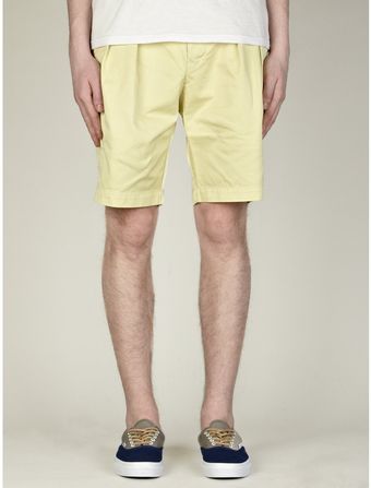 YMC Mens Pleated Front Peg Shorts - Lyst