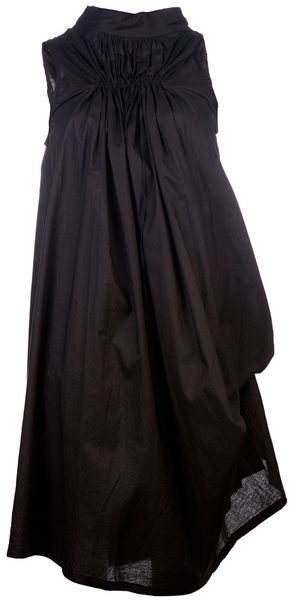 Ann Demeulemeester Shirred Sleeveless Dress - Lyst