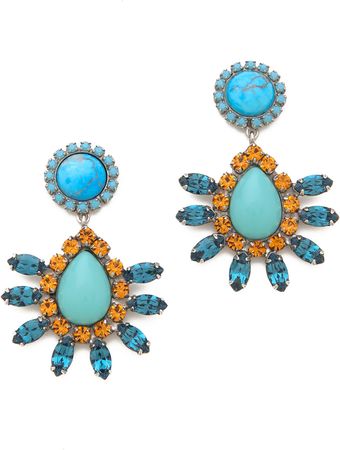 Dannijo Hania Ii Earrings - Lyst