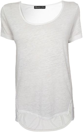 Elizabeth And James White Kal Tee - Lyst