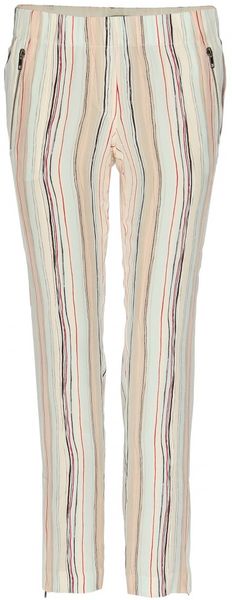 Rachel Zoe Mona Striped Silk Trousers - Lyst